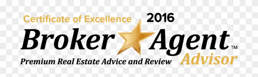 2016 Certificate Of Excellence Broker Agent Advisor - Broker★agent Advisor #1316851