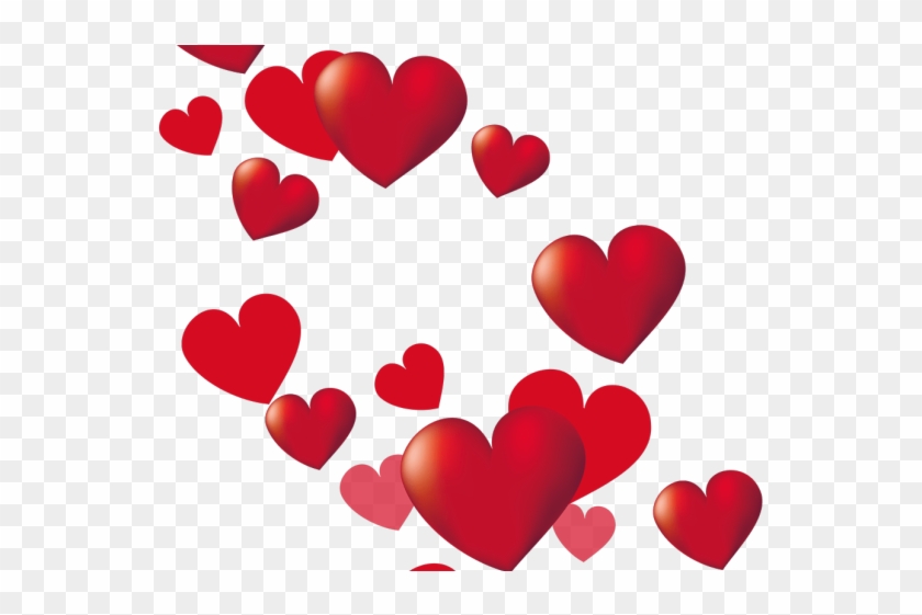 Kisses Clipart Heart - Transparent Background Hearts Png #1316855