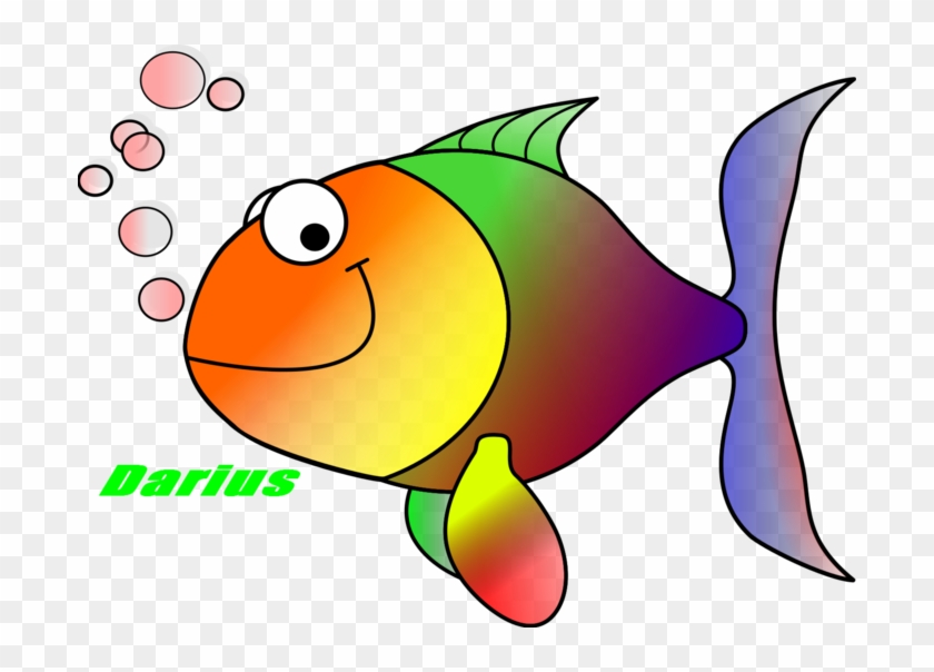 Fry Clipart Darius Fish Svg Iptvnf Clipart - Tropical Fish Shower Curtain #1316880