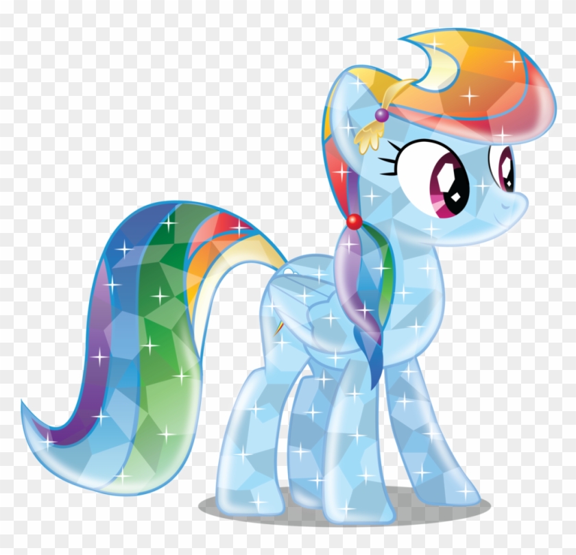 Rainbow Dash Crystal By Infinitewarlock On Deviantart - My Little Pony Rainbow Dash Crystal #1316902