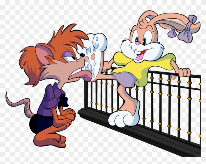 Rhubella Rat And Babs Bunny By Waffengrunt-da6zje3 - Cartoon #1316972