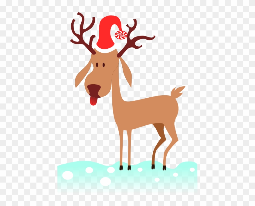 Christmas Reindeer Cartoon Png #1316976