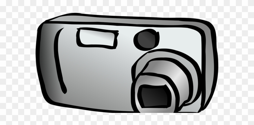 Vintage Camera Clipart Black And White Png - Transparent Background Camera Clip Art #1317052