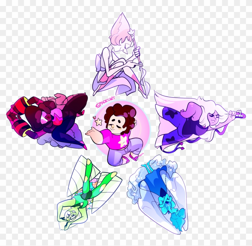 Garnet Steven Universe Pearl Gemstone Crystal - Steven Universe Crystal Gems Star #1317063