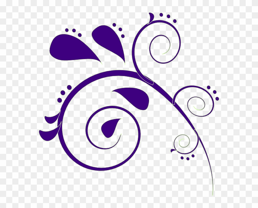 Purple Paisley Clip Art #1317144