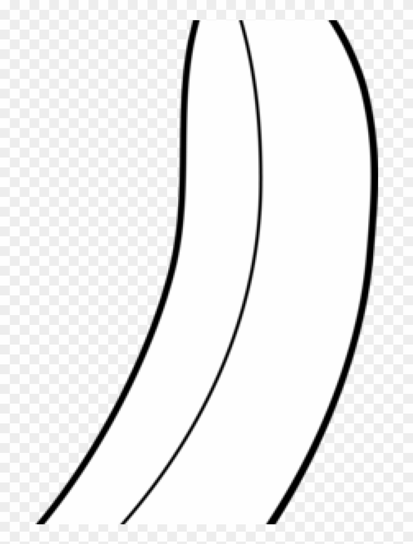 Banana Clipart Black And White Black And White Banana - Clip Art #1317154