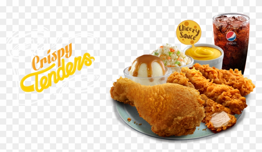Servings Featured For Illustration Purposes Only - Kfc 6pc Crispy Tenders Combo #1317228