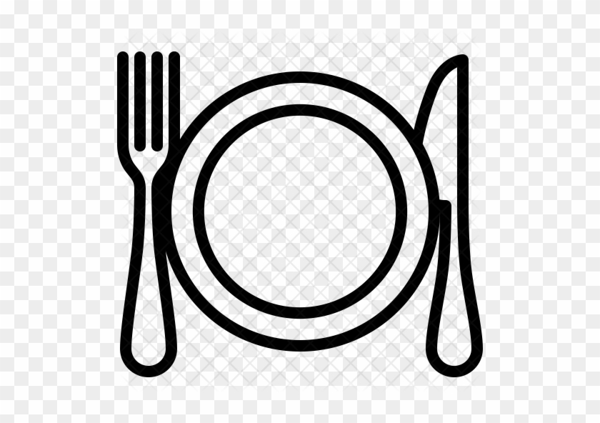 Dinner Plate Clip Art Free Clipart Images - Dishes Icon Png #1317313