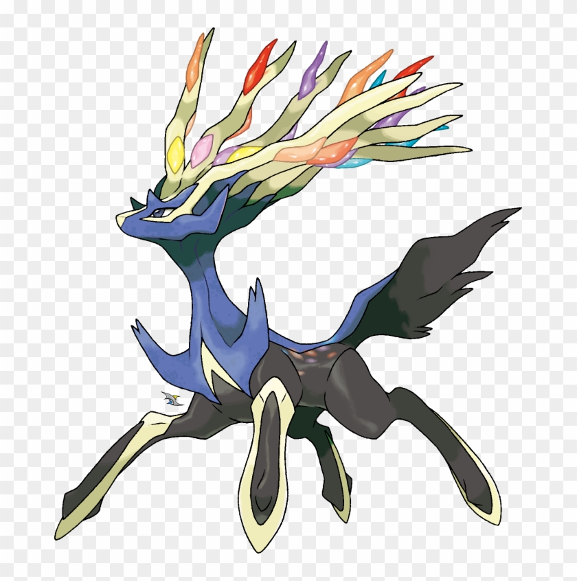 Xerneas And Yveltal Groudon Pokémon Clip Art - Xerneas Png #1317553