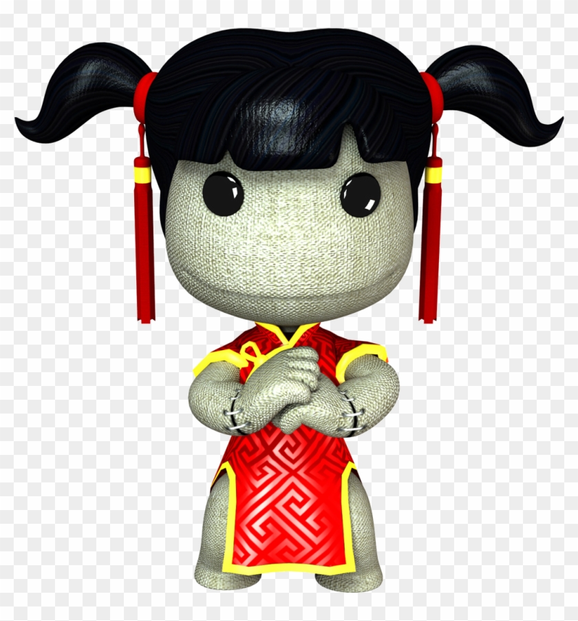 Chinese New Year Girl Costume - Little Big Planet Girl Costumes #1317628