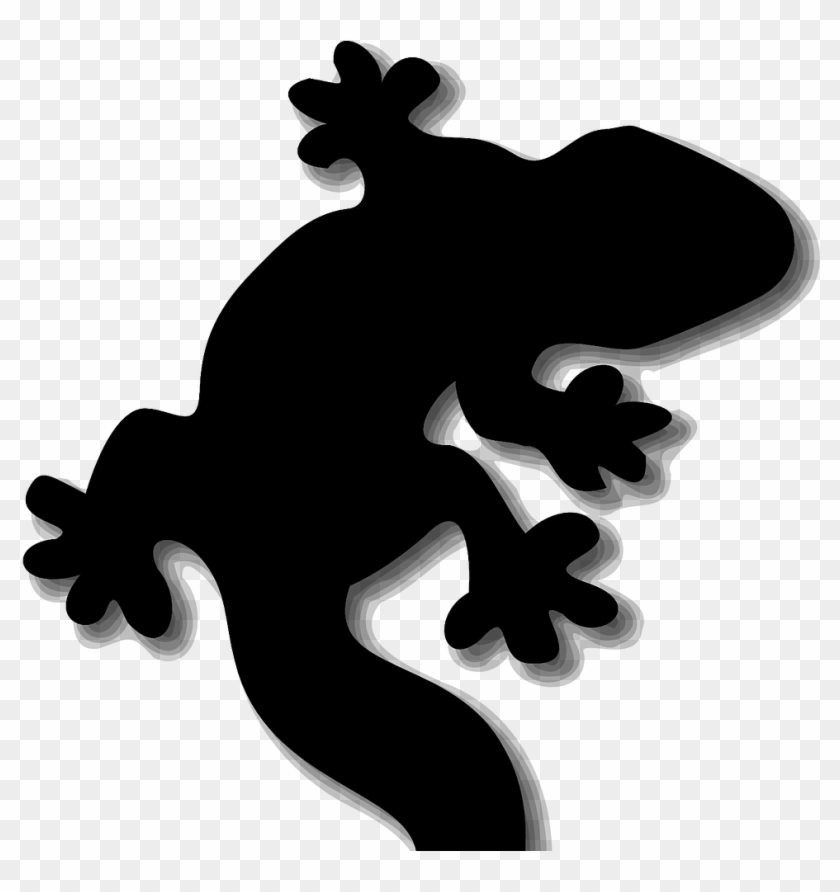 Camping Gecko - Lizard Clipart #1317675