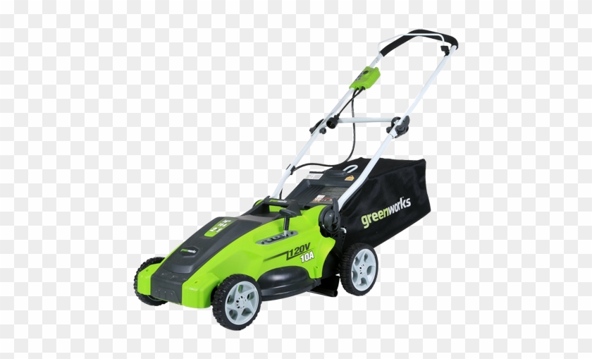 Greenworks 25142 10 Amp Corded 16-inch Lawn Mower - Greenworks 2 In 1 Mower #1317864