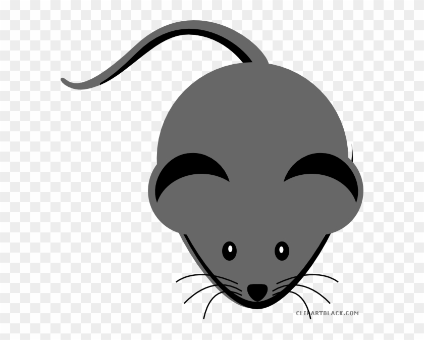 Cartoon Mouse Animal Free Black White Clipart Images - Black Mice Clip Art #1317903