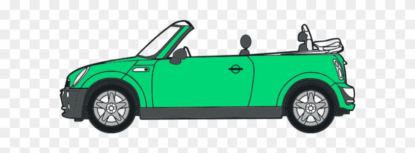 Mini Clipart Convertible - Mini Cooper Clipart #1317904