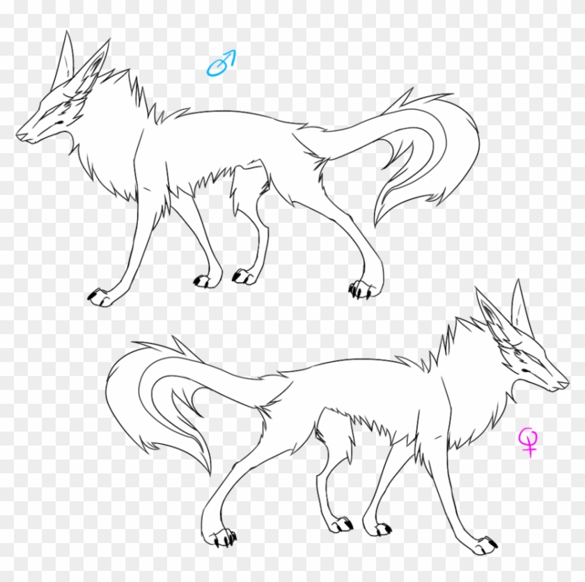 Wolf Pack Base By Destinys Heart On Deviantart - Wolf Base Male And Female #1317950