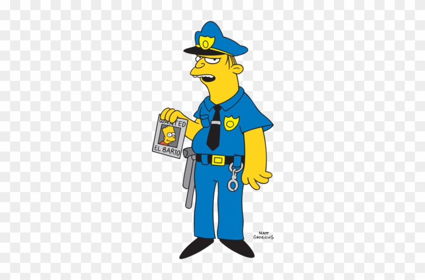 The Simpsons Clipart Police Officer - Simpsons Police Officers #1317966