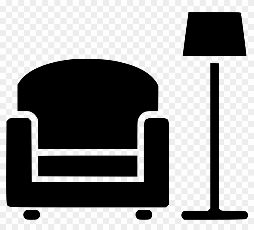 Living Room Clipart Transparent - Living Room Icon Svg #1318021