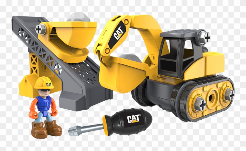 Machine Maker™ Junior Operator-work Site - Cat Küçük Operatör Sök Tak İnşaat Seti Dump Truck #1318028