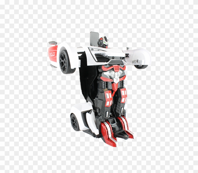 Rc Toy Transforming Robot Remote Control Super Sports - Rc Car White Robot Remote Control Transforming Autobot #1318049
