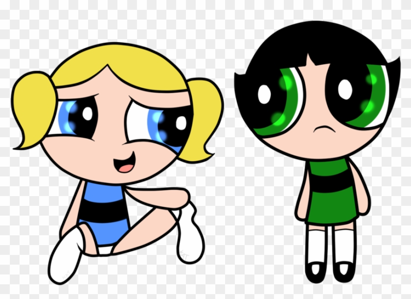 Bubbles And Buttercup By Your Crazy Artist - Bubbles Buttercup Kiss #1318078