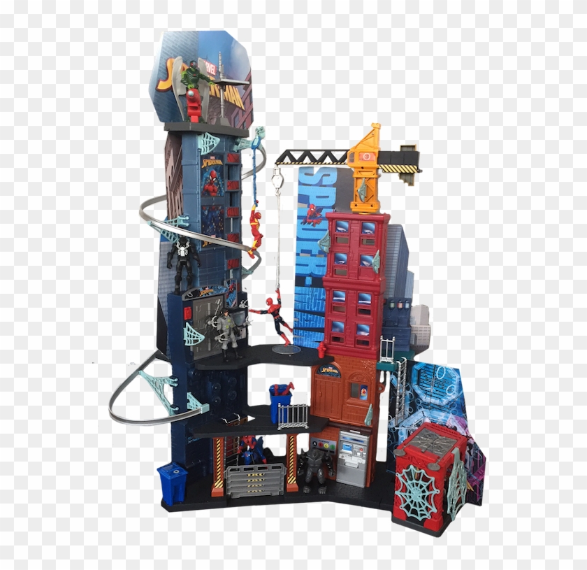 spiderman megacity playset