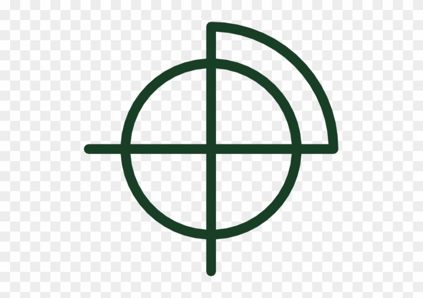 Sight Firearm Gun Clip Art - Crosshair Icon Png #1318130