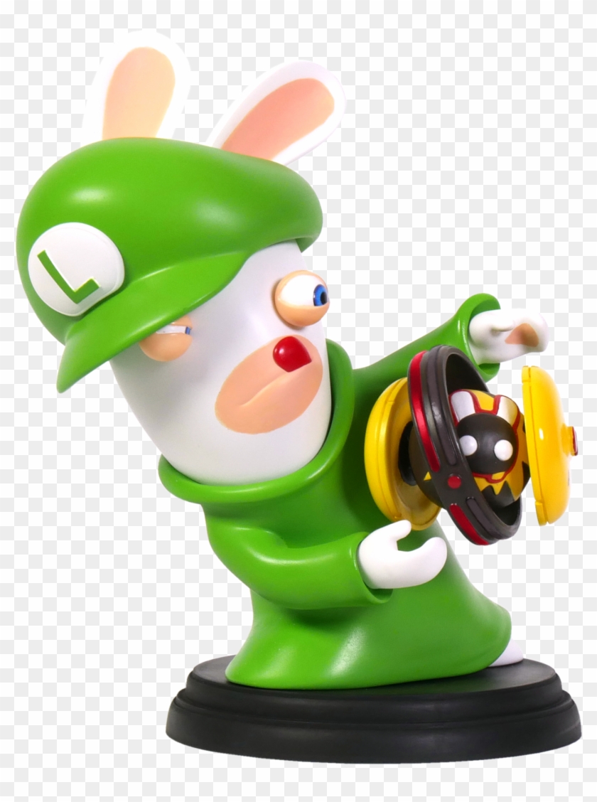 Buy Mario & Rabbids Luigi 6 Inch Figurine - Mario Plus Rabbids Kingdom Battle Boss #1318262