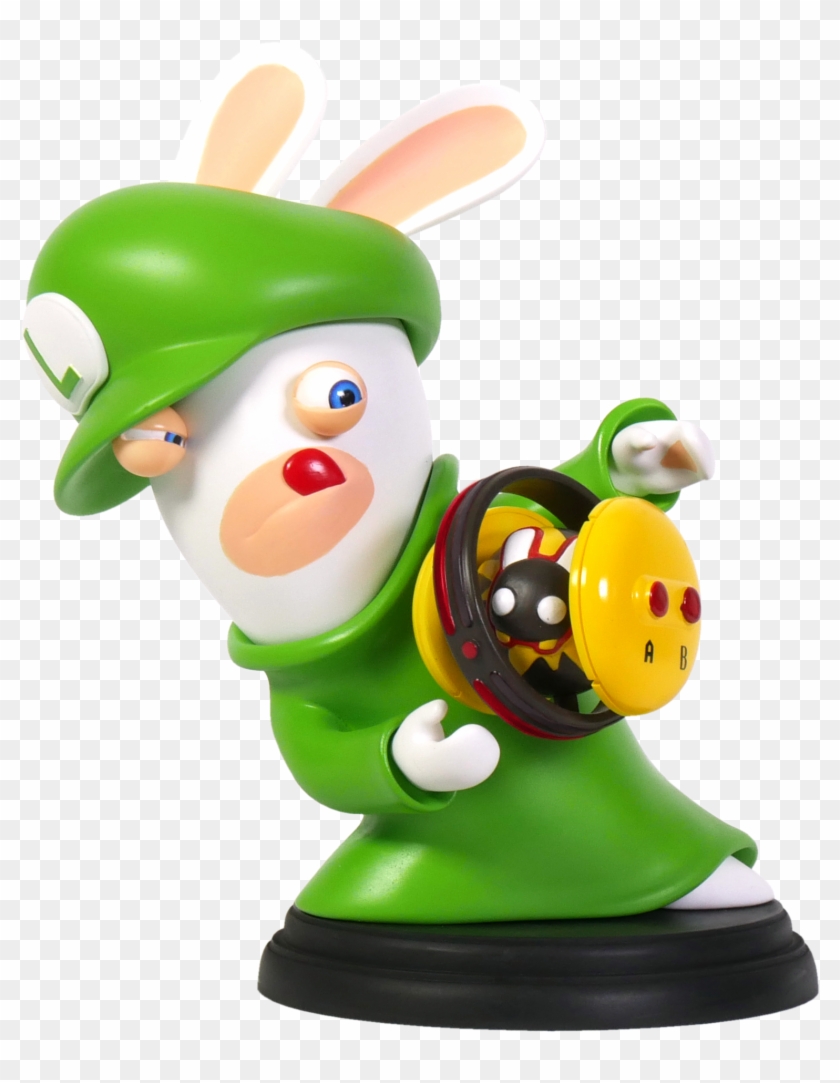 A-mario & Rabbids Luigi 6 Inch Figurine - Mario Rabbids Kingdom Battle Figures #1318265