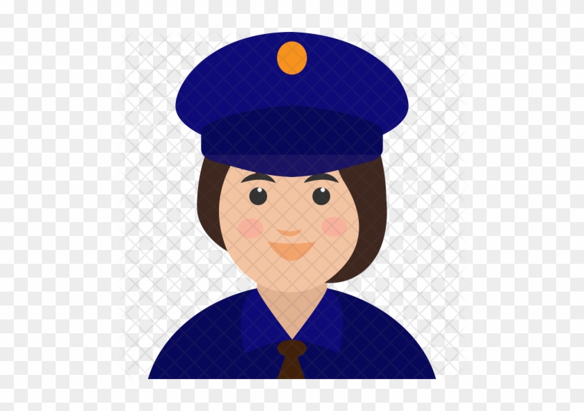 Police Icon - Police Woman Icon Png #1318308