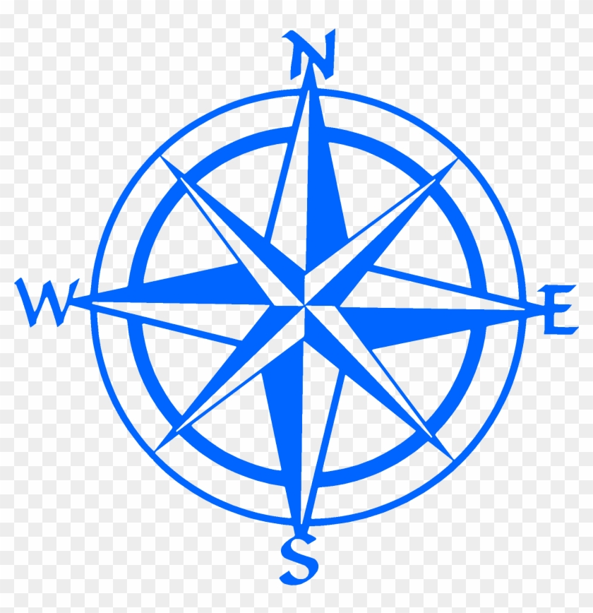 Compass - Compass Clipart Black And White #1318344