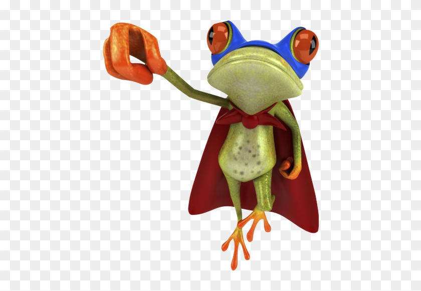 Funny Frogs, Frog Art, Ramones, Attitude, Pin Up Cartoons, - Red Eyed Tree  Frog Superhero - Free Transparent PNG Clipart Images Download
