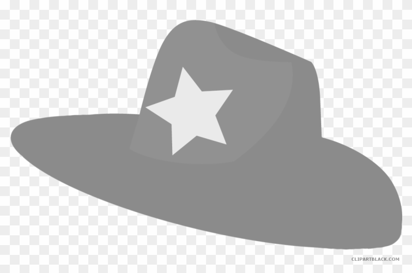 Cowboy Hat Tools Free Black White Clipart Images Clipartblack - Cowboy Hat #1318567