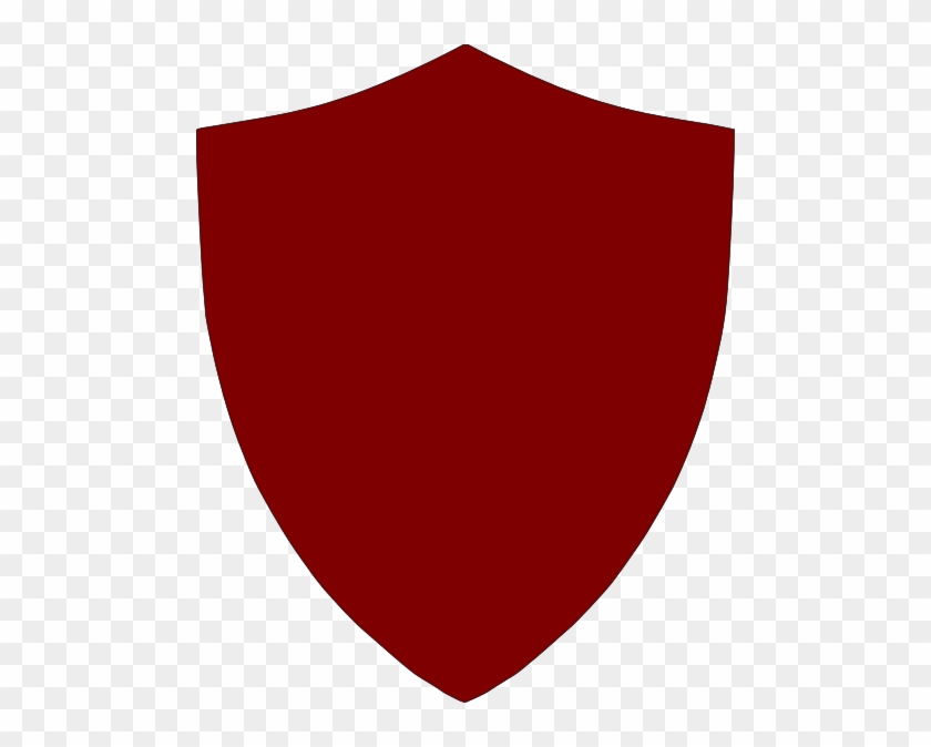Red Shield 5 Clip Art At Clker - Borda De Escudo Png #1318582
