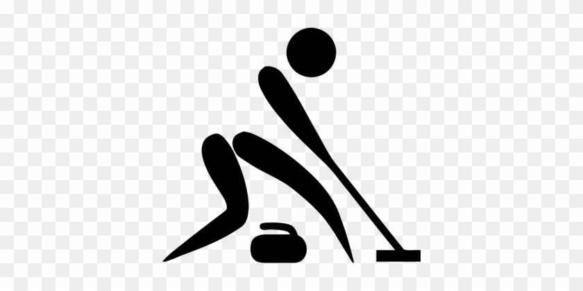 Curling, Sports, Pictogram, Olympics - Winter Olympic Sports Clipart #1318617