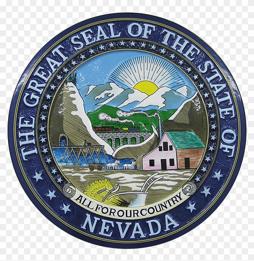 The Great Seal Of The State Of Nevada - State Seal Of Nevada #1318675