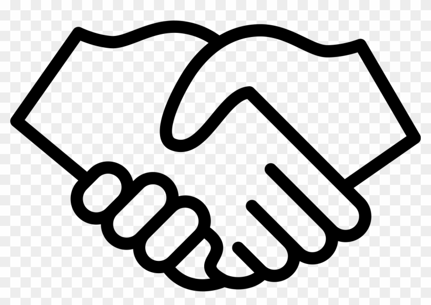 Open - Clip Art Shake Hands #1318693