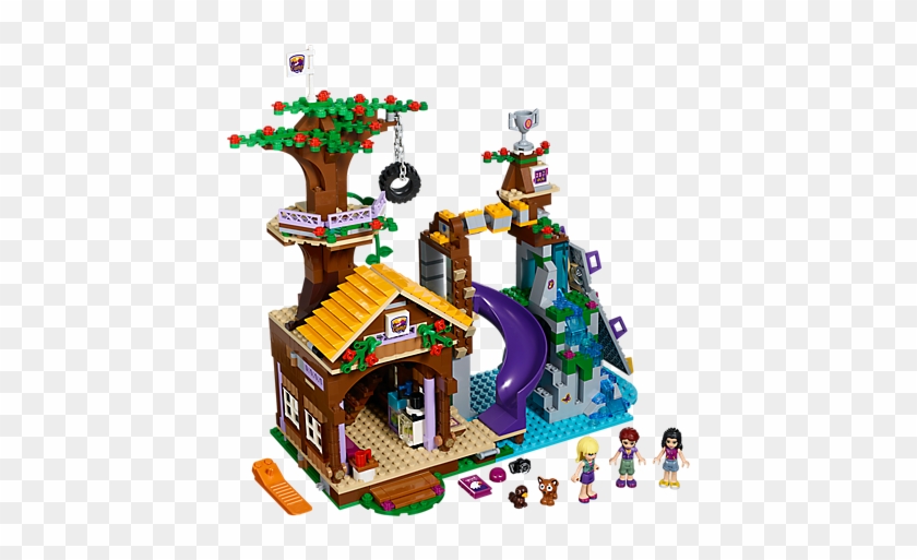 Challenge And Adventure Await At The Camp Tree House - Tree House Lego Friends #1318700