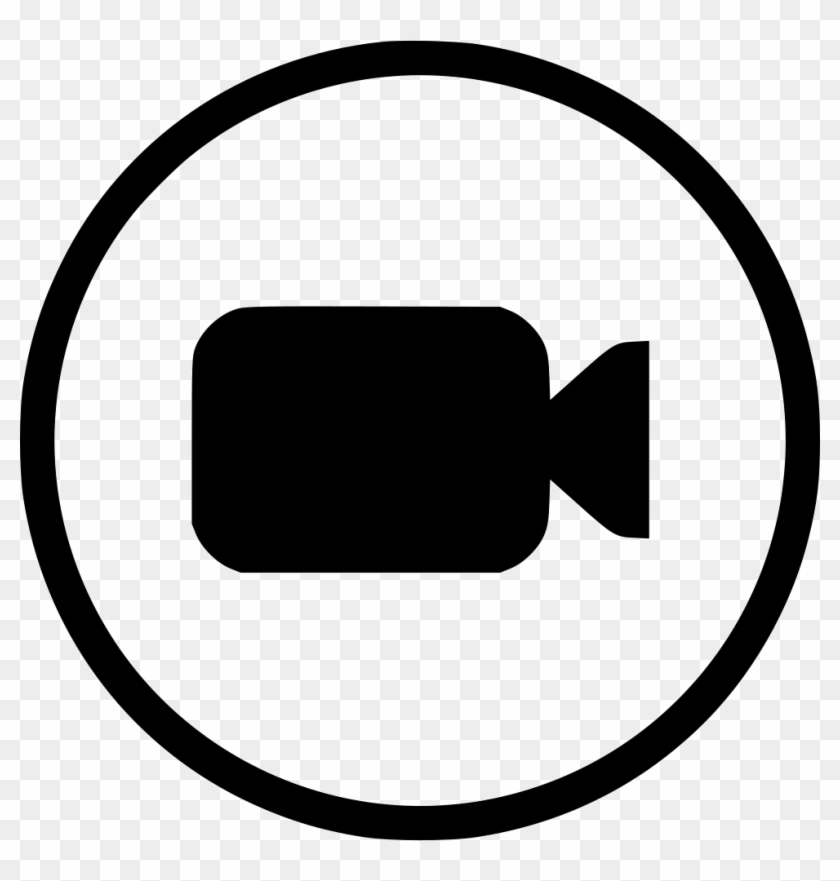 Cam Camera Record Video Film Movie Round Comments - Youtube Icon  Transparent Background - Free Transparent PNG Clipart Images Download