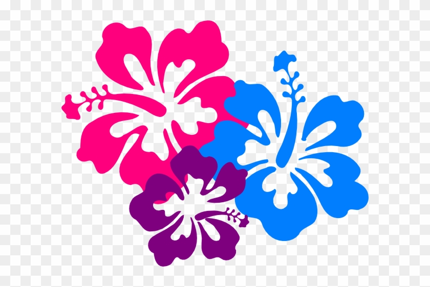 Animated Summer Clipart - Hawaiian Flowers Clip Art #1318933