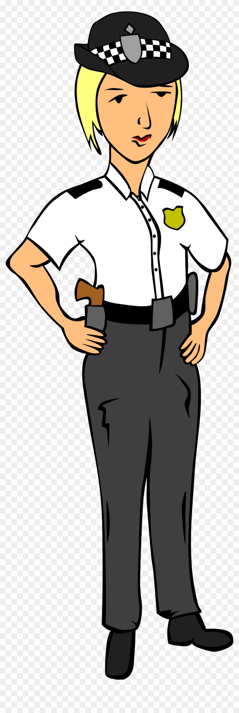 Police Officer Clipart - Lady Police Png Clipart #1319063