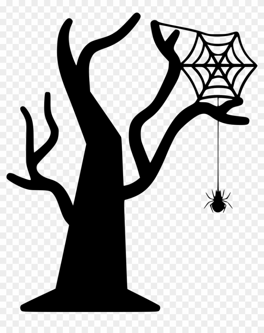 Halloween Spider Tree Web Bug Insect Comments - Halloween #1319136