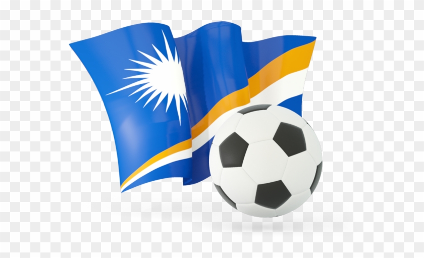 Illustration Of Flag Of Marshall Islands - Nepal Flag Football #1319160