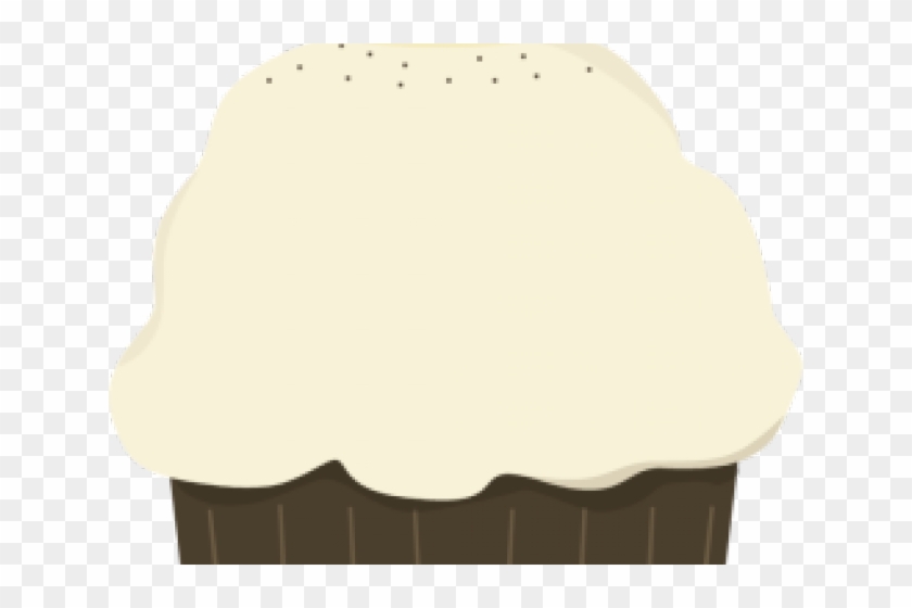 Vanilla Cupcake Clipart Single Cupcake - Cake #1319234