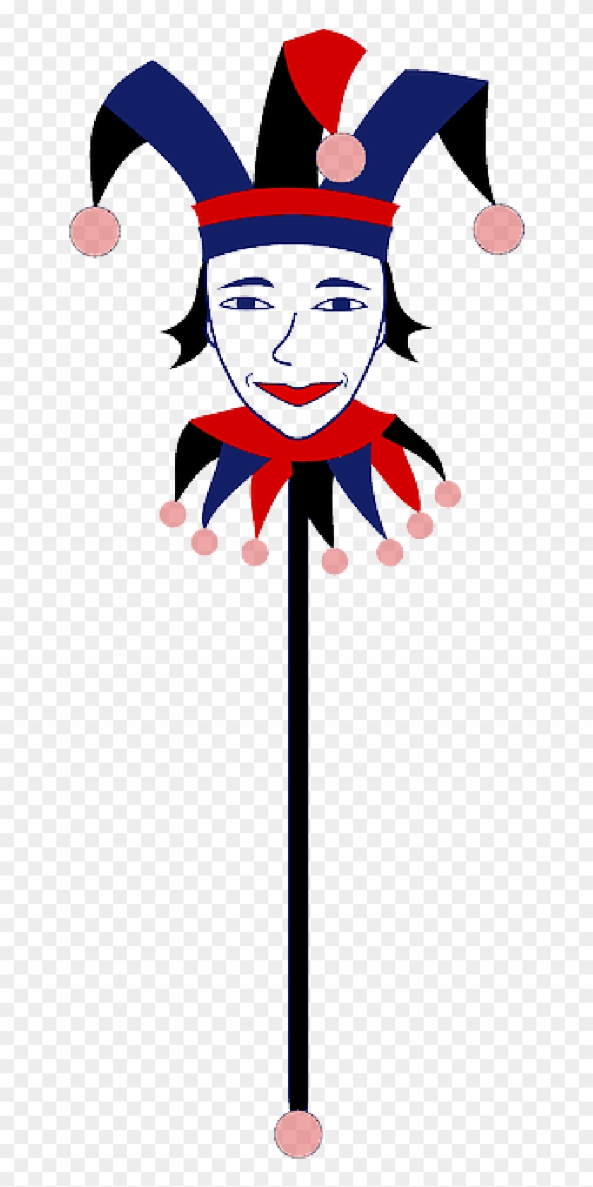 Jester Stick Clipart #1319347