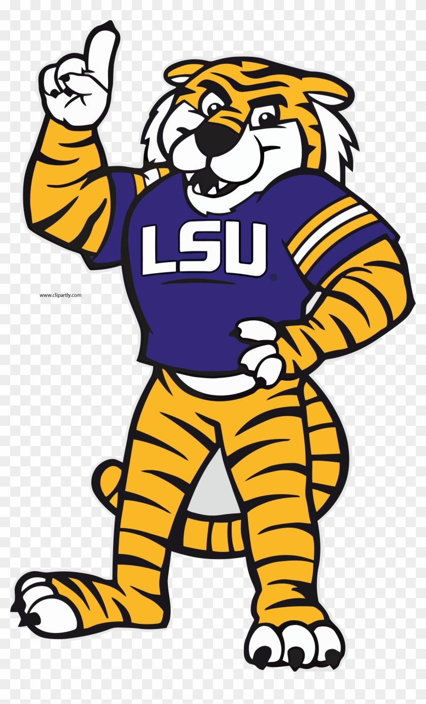 One Lsu Tigger Clipart Png Image Download - Lsu Mike The Tiger Logo #1319361