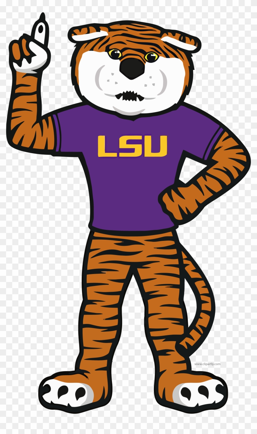 Lsu Tigger One Clipart Png Download - Mike The Tiger Lsu Mascot #1319380