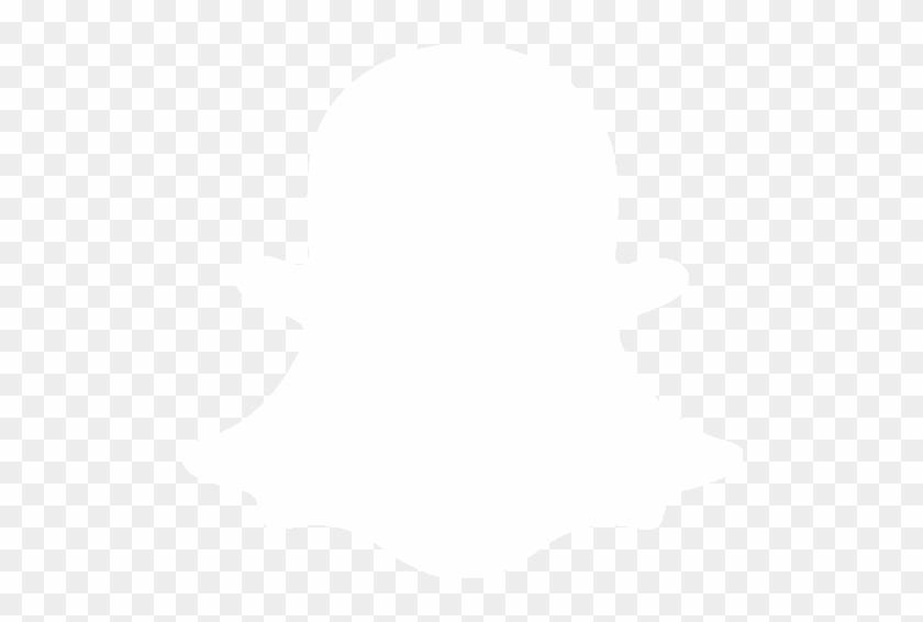 Follow Us On Snapchat - Snapchat Logo Png White #1319456