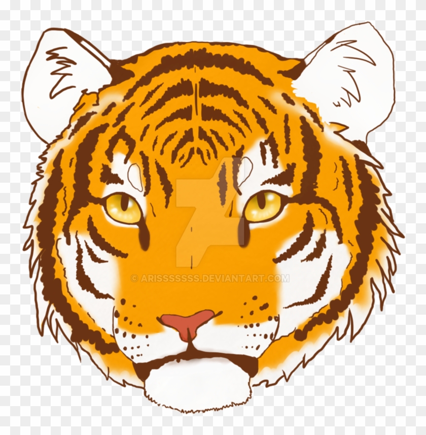 Tiger Face By Arisssssss - Siberian Tiger #1319536