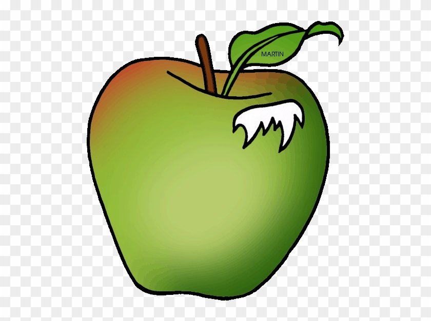 Green Apple - Phil Martin Clipart Apple #1319552