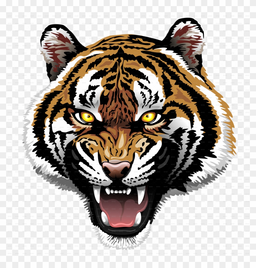 Png Tiger Face Transparent Images Pluspng - Tiger Roar Png #1319553